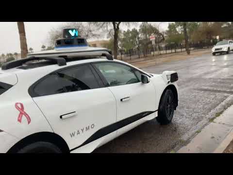 Waymo Robotaxi Ride in the Rain | Phoenix, Arizona #automobiles #waymo #robotaxi