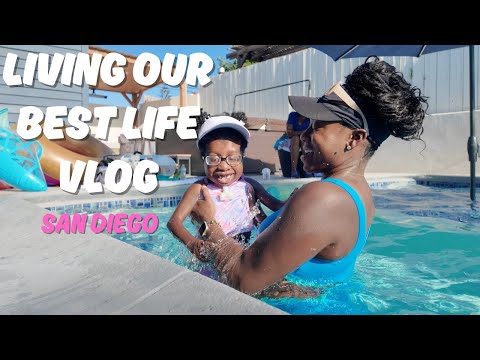 LIVING OUR BEST LIFE| SAN DIEGO VLOG| PADRES GAME + POOL DAYS