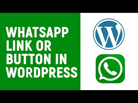 How to Create a WhatsApp Link and Button in WordPress Website