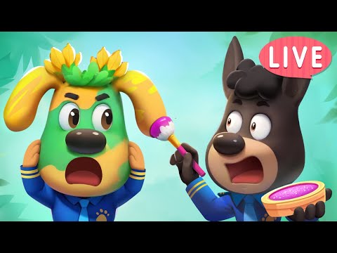 🔴LIVE | Sheriff Labrador's Disguise Lesson | Cartoon | Kids Videos for Kids | Sheriff Labrador