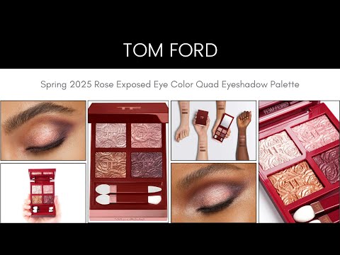 Tom Ford Spring 2025 Rose Exposed Eye Color Quad Eyeshadow Palette