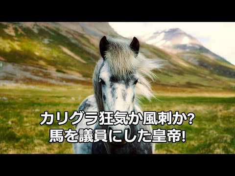 歴史の雑学～ローマ皇帝カリグラの愛馬を元老院議員に～