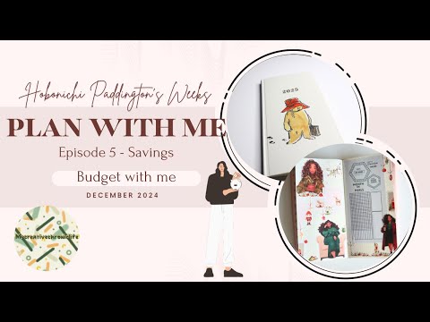 Hobonichi 2025 Plan With Me Paddington weeks- Budget with me/Episode 5