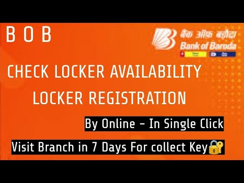 BOB Instant allotment of Locker Online 24/7 Get locker vaccancy online #tech_kurippugal