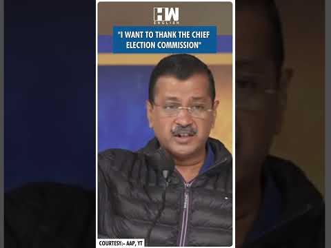 #Shorts | "I want to thank the Chief Election Commission" | AAP | Kejriwal | Delhi Voters | Election