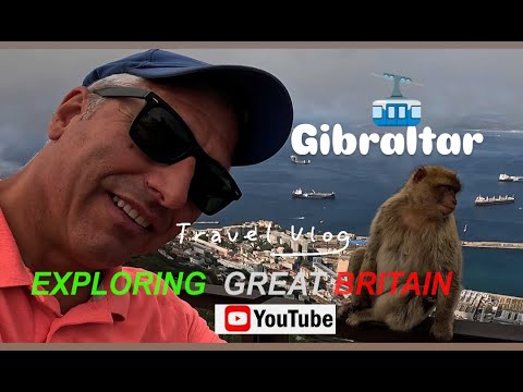 Monkeys  in Gibraltar Tourist Attractions | Travel Vlog