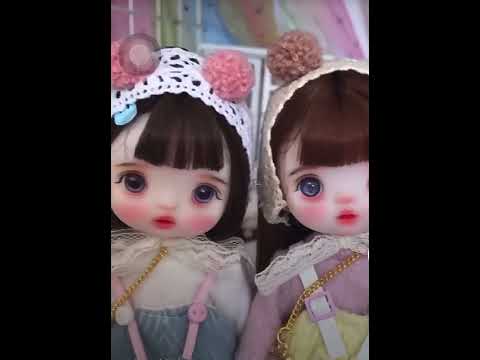 Handmade Mini BJD Dolls Movable Makeup Doll Accessories Clothing for Girls Cheap DIY Toy Gifts