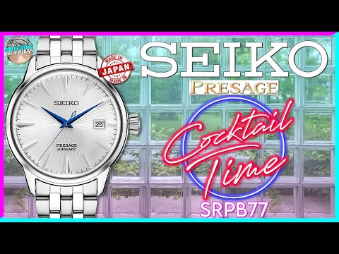 The Hands On This Cocktail Time Are Amazing! | Seiko Presage Cocktail Time Silver Sunburst SRPB77