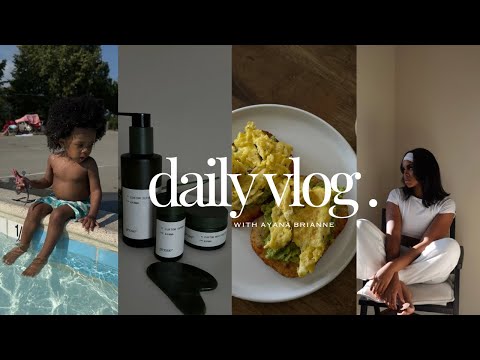 vlog | new custom skin care , how daycare is going, shopping with a toddler is a lot + more