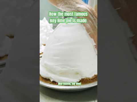 Mile-high meringue has us in a trance #keywest #keylimepie