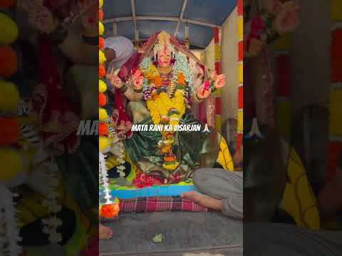 Mata rani ka visarjan 2023 #jaimatadi #day9 #matarani #visarjan #viral #youtube #shorts