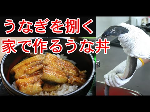 【うな丼】うなぎを捌く、うな丼の作り方