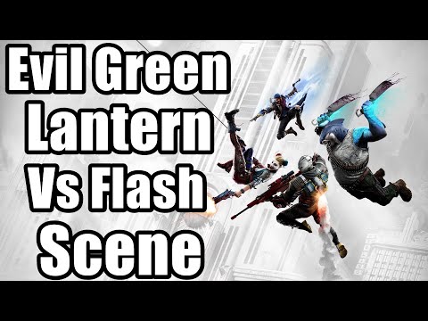 Evil Green Lantern Vs Flash Fight Scene - Suicide Squad Kill the Justice League