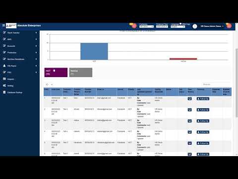 How to Add a New Call In Lead Management System | CRM | Absolute ERP