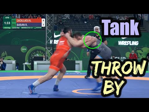 Abdulrashid Sadulaev's Underhook Throw-By (Raw Footage)