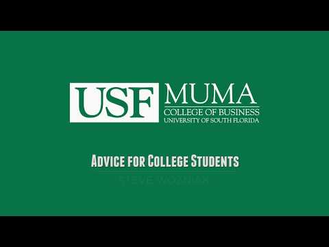 1 USF Muma Thought Leader Series Featuring Steve Wozniak: Advice for College Students