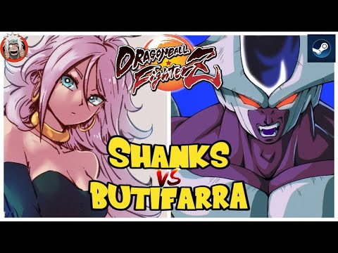 DBFZ Shanks vs Butifarra (A21, Yamcha, A16) vs (VegetaSSB, GokuSSJ, Cooler)