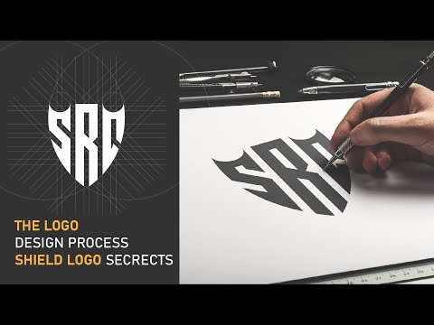 The Shield Logo Design Process | Design Any Logo Letters In Shield