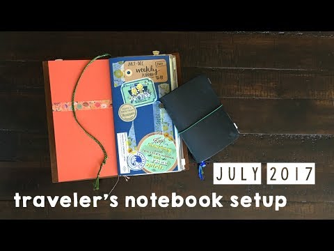 Traveler's Notebook Setup - July