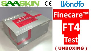 Wondfo Finecare™ fT4 Rapid Quantitative Test | UNBOXING | FIA Test | #W259