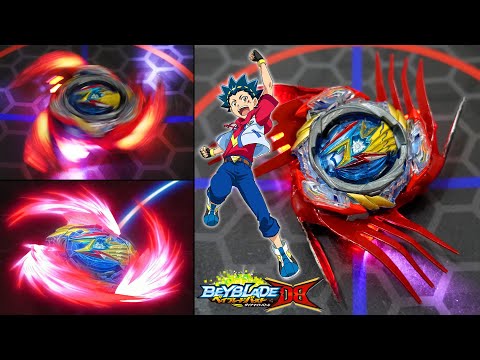 ULTIMATE SLASH V IN REAL LIFE! Ultimate Valkyrie Beyblade Mod! Beyblade Burst DB Valt Aoi Beyblade!