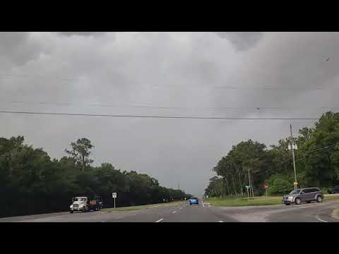 Driving Home In Storm ⛈️ Branches Down In The Road July 23 2024