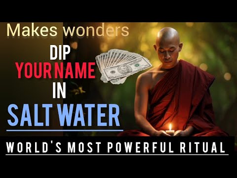 100% SCARY FAST Results | Just PUT YOUR NAME in SALT WATER to see WONDERS