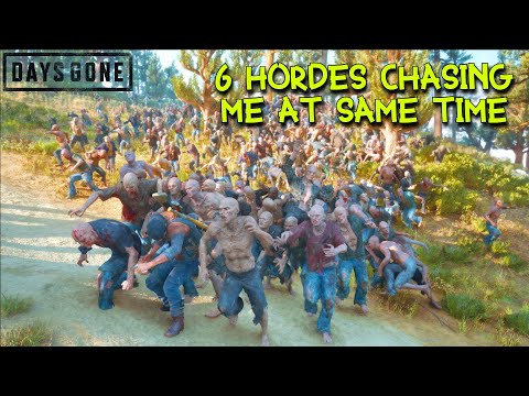 Running With 6 Hordes Across Highway 97 | DAYS GONE PC