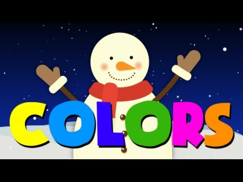 Colors with Frosty The Snowman! | Kindergarten colors