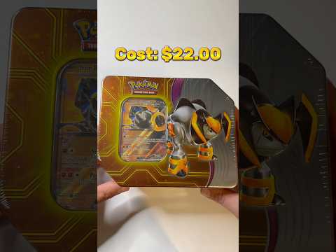 Pokemon Iron Boulder Tin Opening