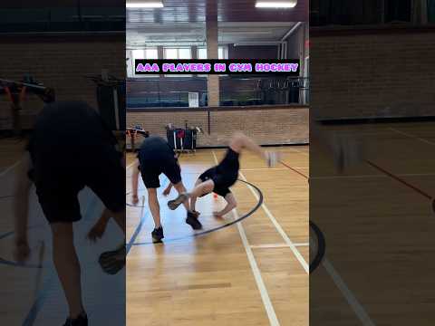 Regular Gym Hockey VS. AAA gym hockey #hockey #pavelbarber