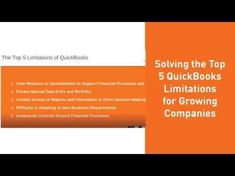 Solving the Top 5 QuickBooks Limitations for Growing Companies