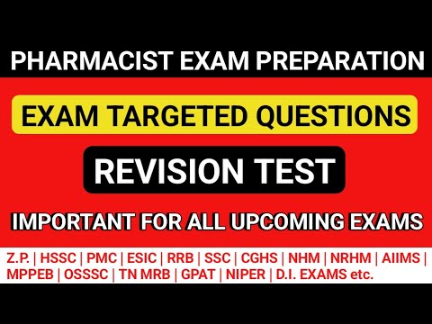 Pharmacist exam preparation | Revision for upcoming pharmacist exam #pharmabullet