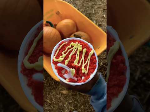 Hot Cheetos corn in a cup and Mac & cheese bites from Pumpkin Patch in Rancho Cucamonga #halloween