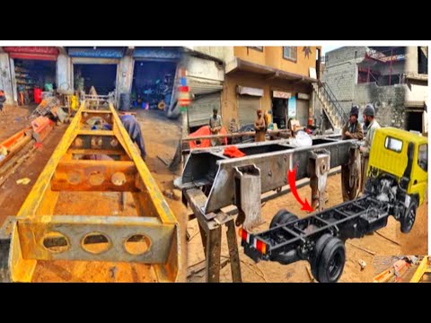 How to Converting to Double Chassis Isuzu Truck || Installing Truck Suspension Frame