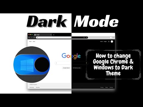 How to Enable or Disable Dark Mode on Chrome and windows in just one click (PC & Laptop)