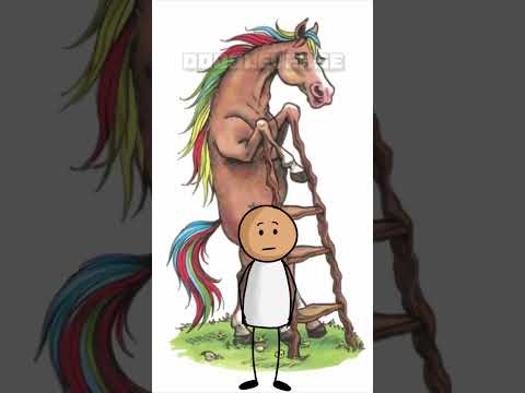 DAD JOKE 92| 😂Need a Horse? Just Put Up a L***er! 🐴 #shorts  #funny