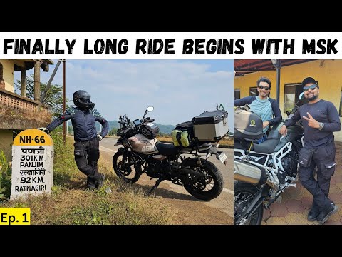 Finally Konkan Ride Begins With @MSKvlogs  | Mumbai Goa Highway Pe Haalat Kharaab |  Ep. 1