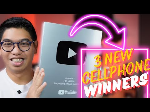 3 New Cellphone Winners & Silver Play Button Unboxing! Thank you!🙏