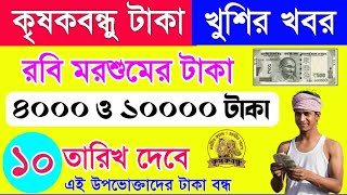 Krishak bandhu Payment date | কৃষকবন্ধু প্রকল্পে কবে টাকা দেবে | Krishak bandhu taka