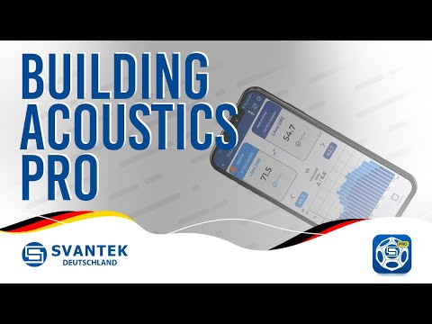 NEU Building Acoustics PRO | Mobile App | SVANTEK Deutschland