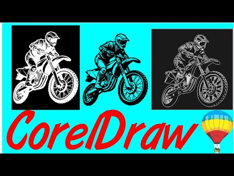 Corel Draw Tips & Tricks Engrave on a Black Background just an Idea