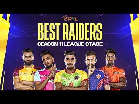 Best Raiders from Season 11 League Stage | Pro Kabaddi League