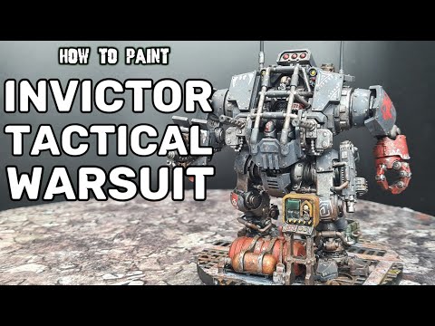 Warhammer 40,000 Invictor Tactical Warsuit Build and Paint Tutorial