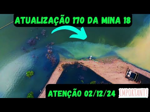 Atualização 170 da mina 18 da BRASKEM no Mutange | Maceió | Alagoas Brasil | visto de cima em 4K