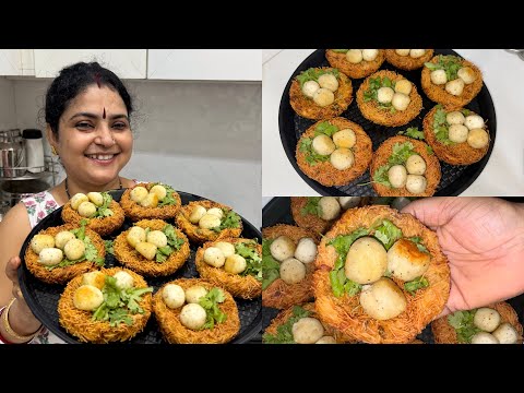 VIRAL CRISPY BIRDS NEST RECIPE 🔥 @MaddyMummy