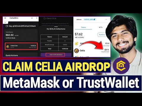 Celia token distribution | Celia token claim full process, celia mining news today