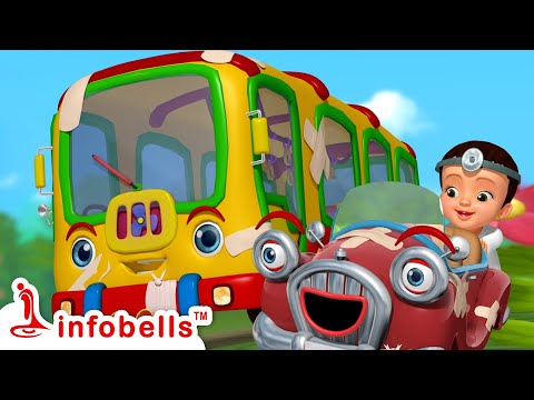 ಇಂದು ಮಂಗಳವಾರ, ಕಾರಿಗೆ ಜ್ವರ - Vehicle Sick Song | Kannada Rhymes for Children | Infobells #sicksong