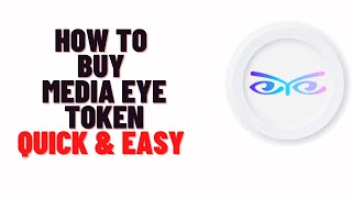 how to buy media eye token on trustwallet