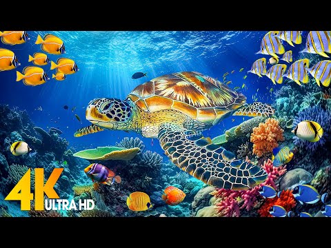 [NEW] 11H Stunning 4K Underwater Wonders - Coral Reefs, Fish & Colorful Sea Life | Relaxing Music #2